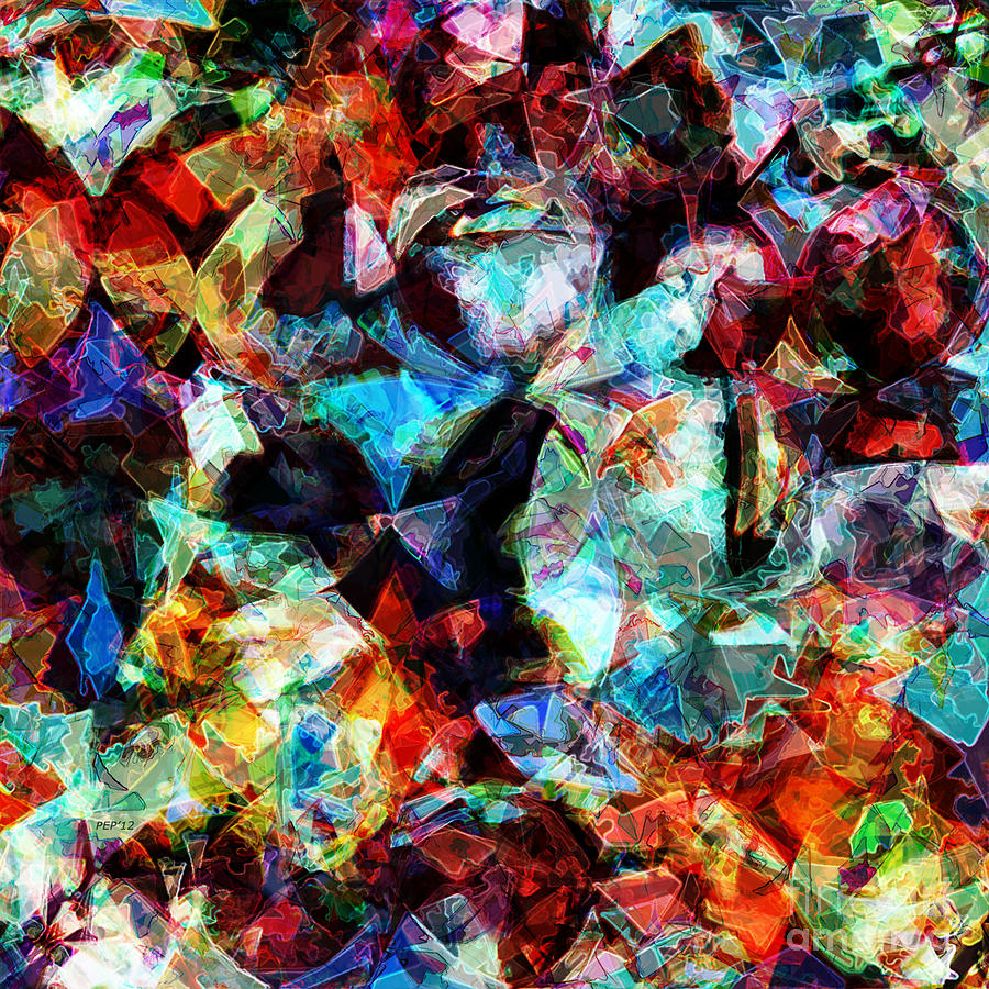 Colorful Abstract Design Digital Art by Phil Perkins