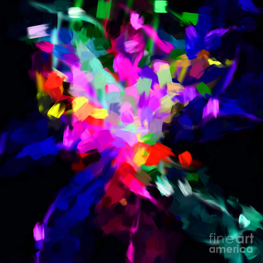 Colorful Abstract Digital Art by Gayle Price Thomas