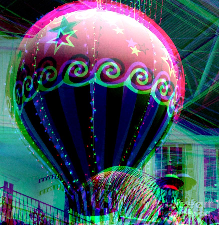 Christmas Photograph - Colorful Balloon by Kathleen Struckle