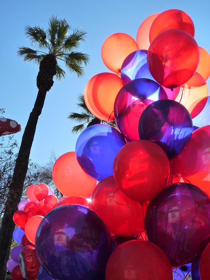 Colorful Balloons  Photograph by Jeff Lowe