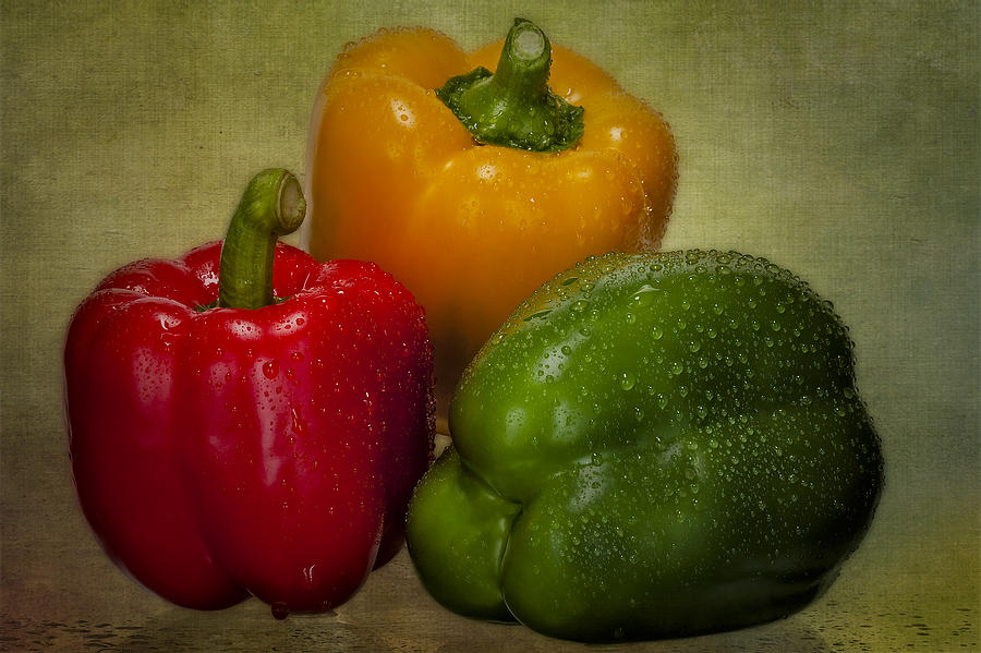 Colorful Bell Peppers Photograph by Susan Candelario