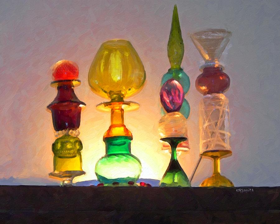 Colorful Bottles - An Artist Eye Photograph by Rebecca Korpita