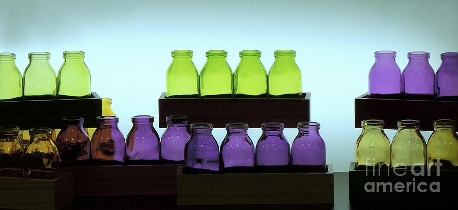 Colorful Bottles Photograph by Renee Trenholm