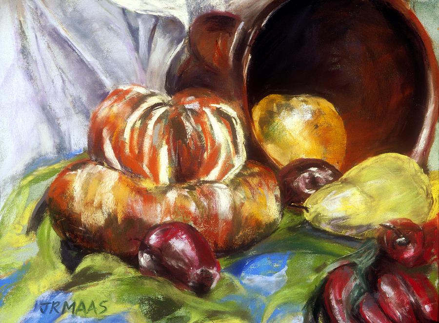 Colorful Bounty Painting by Julie Maas