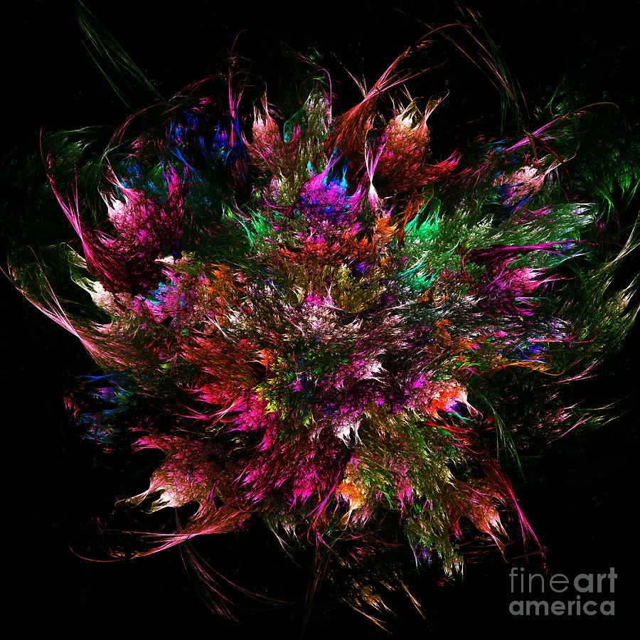 Colorful Bouquet Digital Art by Klara Acel