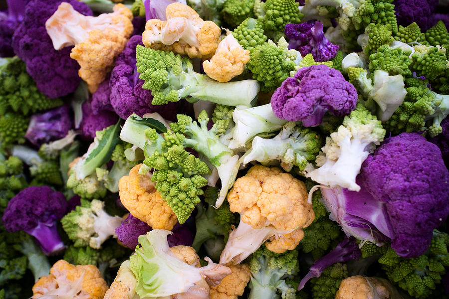 Colorful Broccoli Photograph
