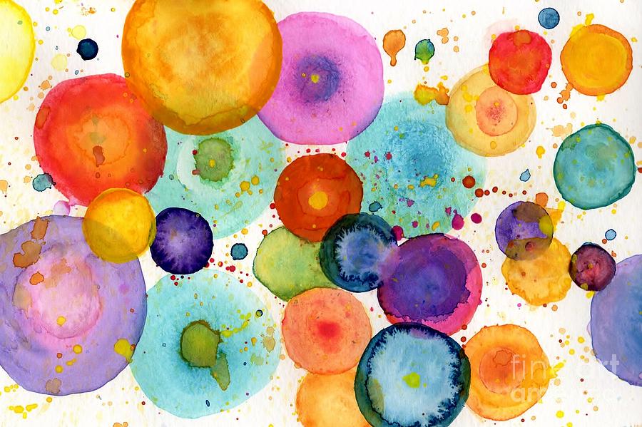 Colorful Bubbles Painting