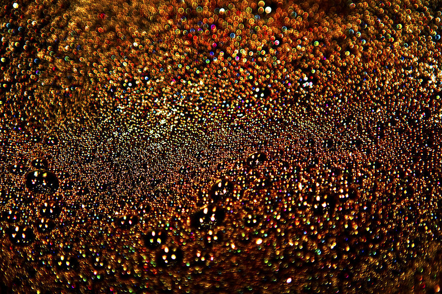 Colorful Bubbles On The Surface Of Filtering Coffee Photograph by Her Arts Desire