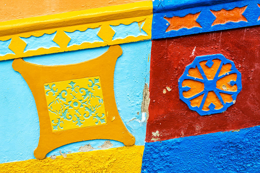 Holiday Photograph - Colorful Building Detail by Jess Kraft