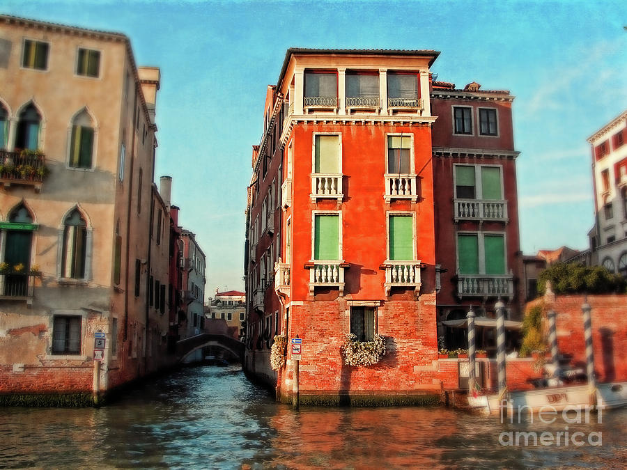 colorful buildings in Venice Photograph by Sylvia Cook