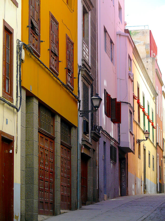Colorful buildings Photograph by Tracy Winter