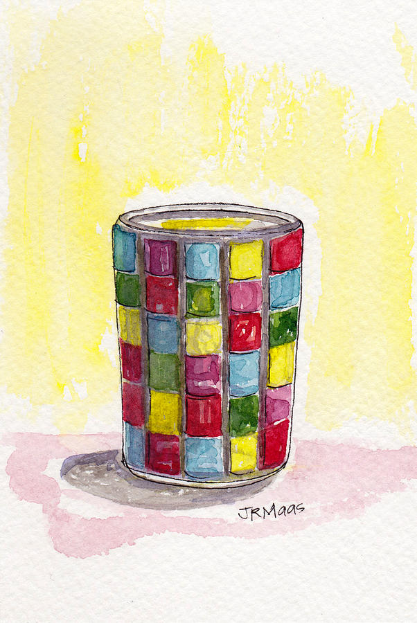 Colorful Candleholder Pastel by Julie Maas