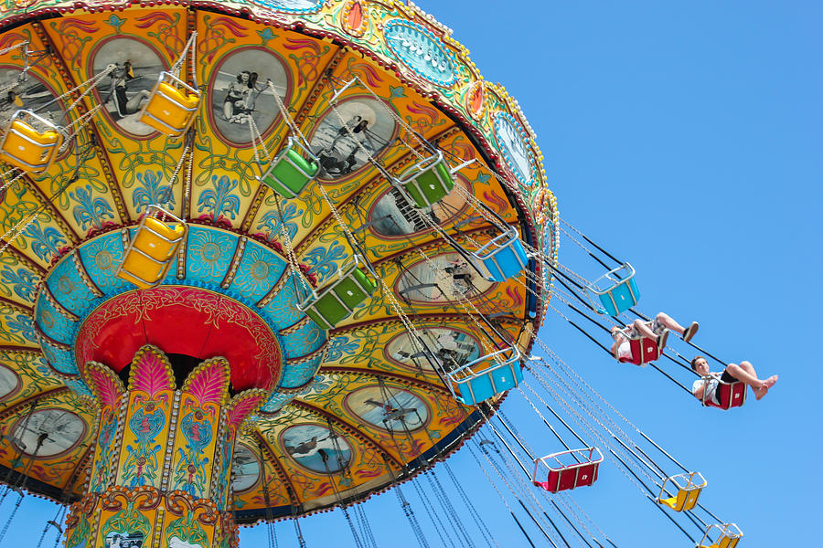 Color Photograph - Colorful Caroussel by Guilherme Christo
