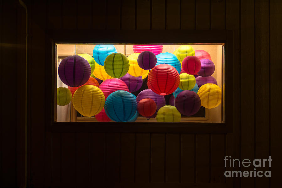 Colorful Chinese Lanterns Photograph by Imagery by Charly