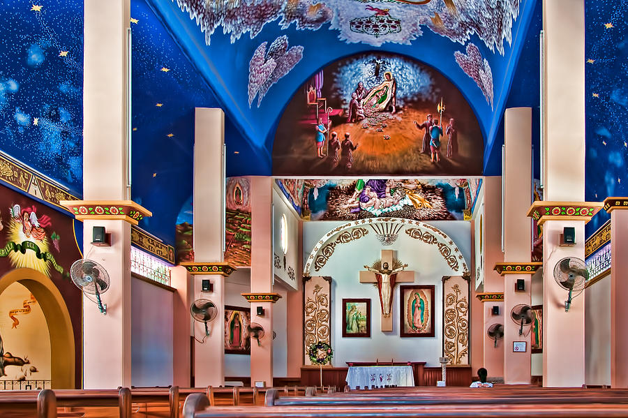 Colorful Church Photograph by Maria Coulson