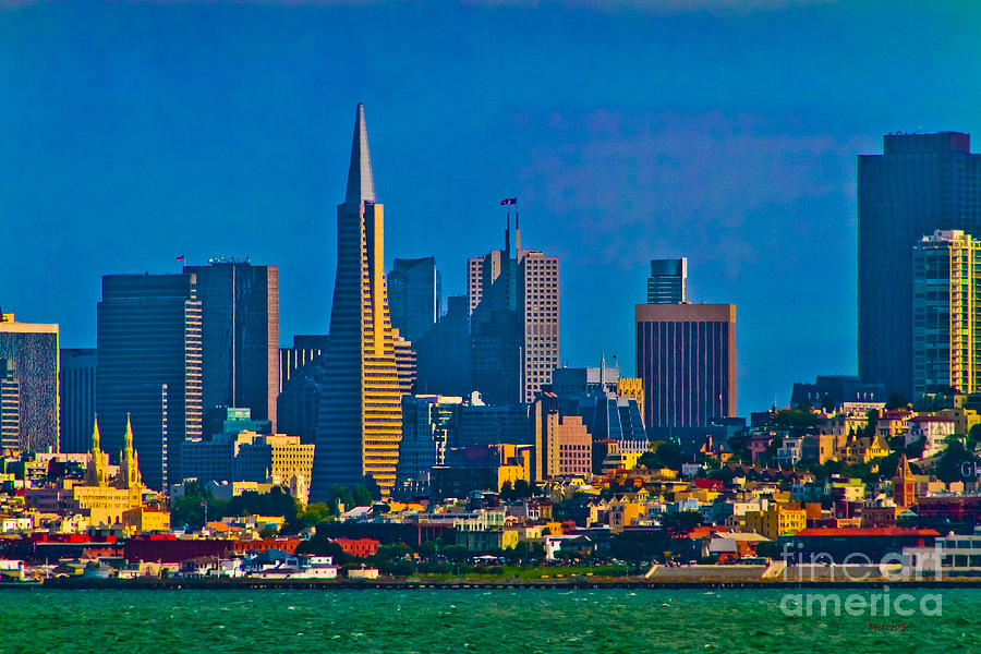 Colorful City By The Bay Photograph by Mitch Shindelbower