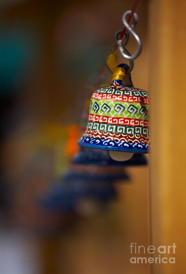 Colorful clay bells Photograph by Jaroslaw Blaminsky