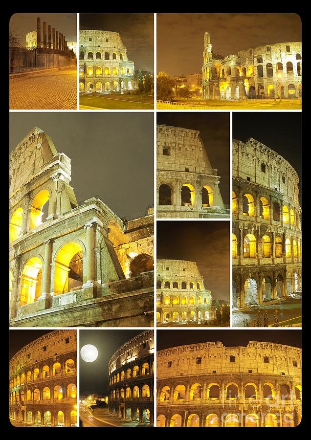 Colorful composition made of Colosseo Photograph by Stefano Senise