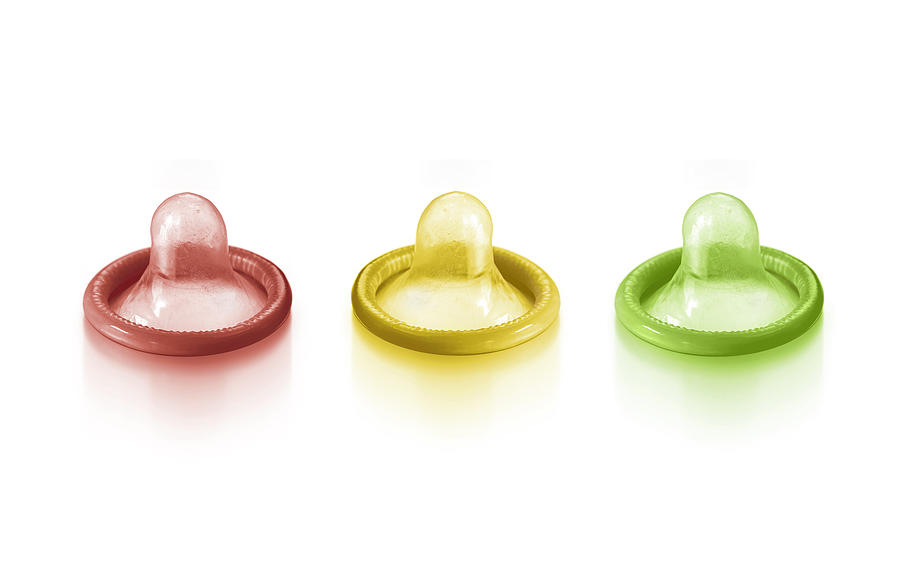 Colorful condom Photograph by Maciej Toporowicz, NYC