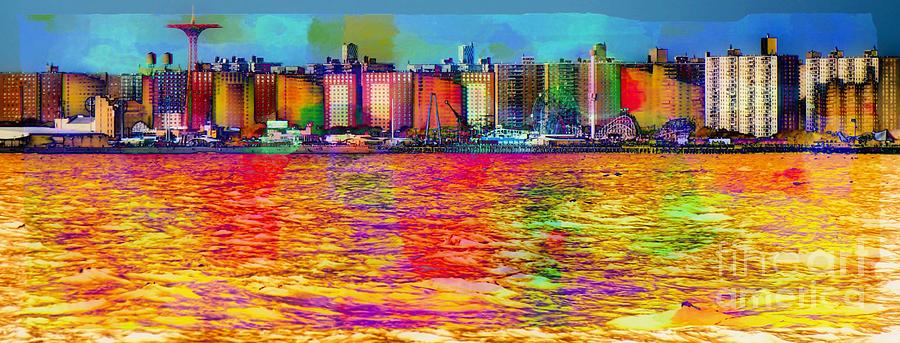 Colorful Coney Island Photograph by Lilliana Mendez