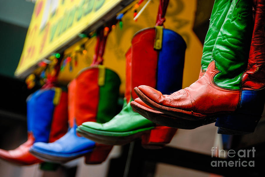 Colorful Cowboy Boots Photograph by Amy Cicconi