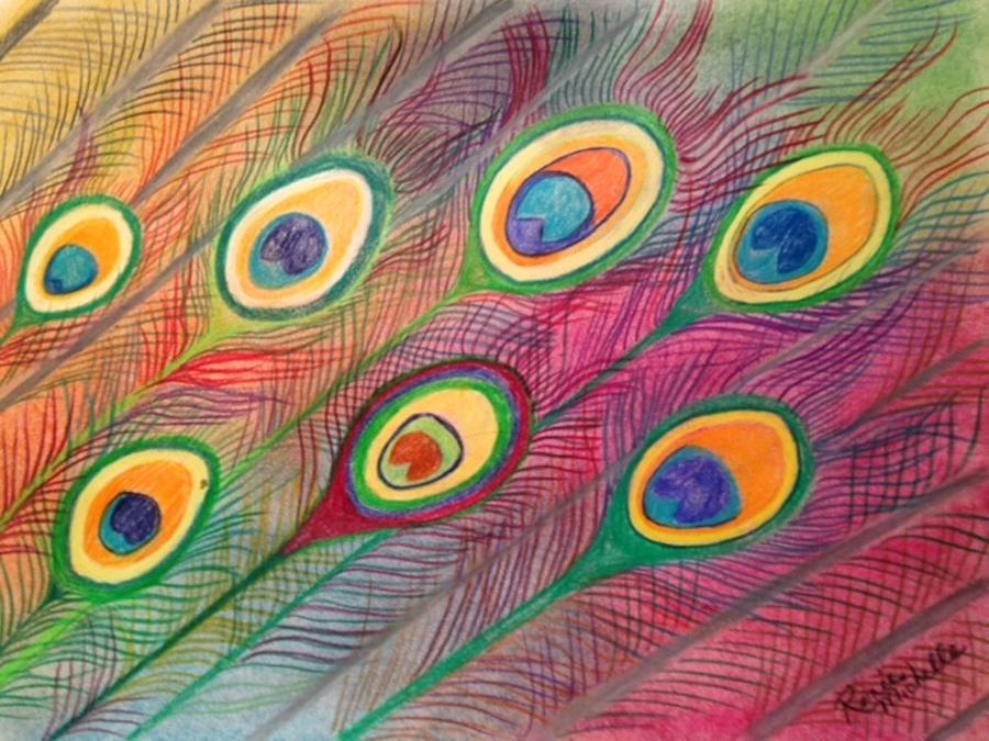 Colorful Delusions Pastel by Renee Michelle Wenker