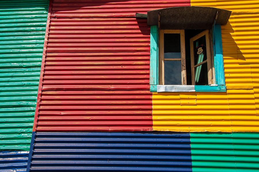 Architecture Photograph - Colorful Details in La Boca by Jess Kraft