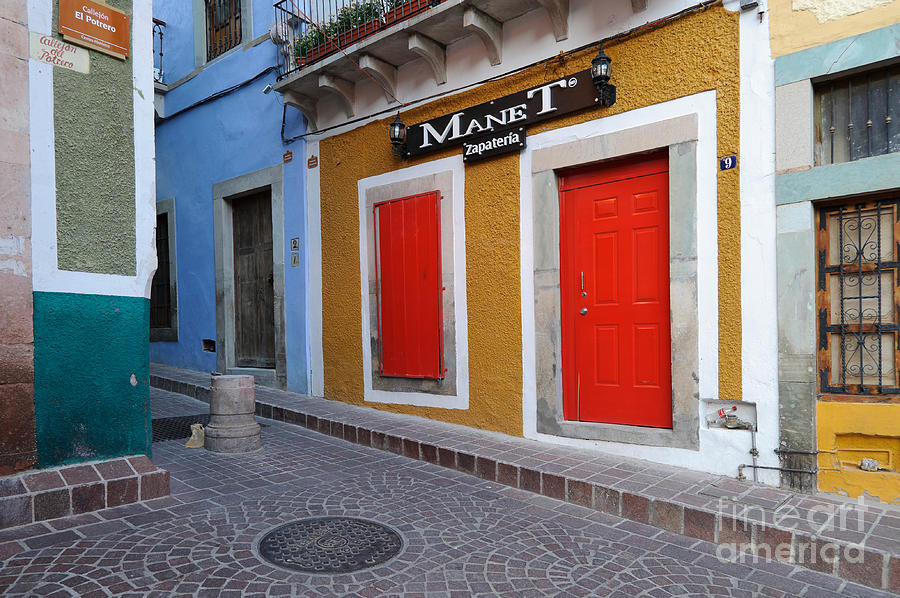 Colorful Doors Guanajuato Mexico Photograph by John Shaw