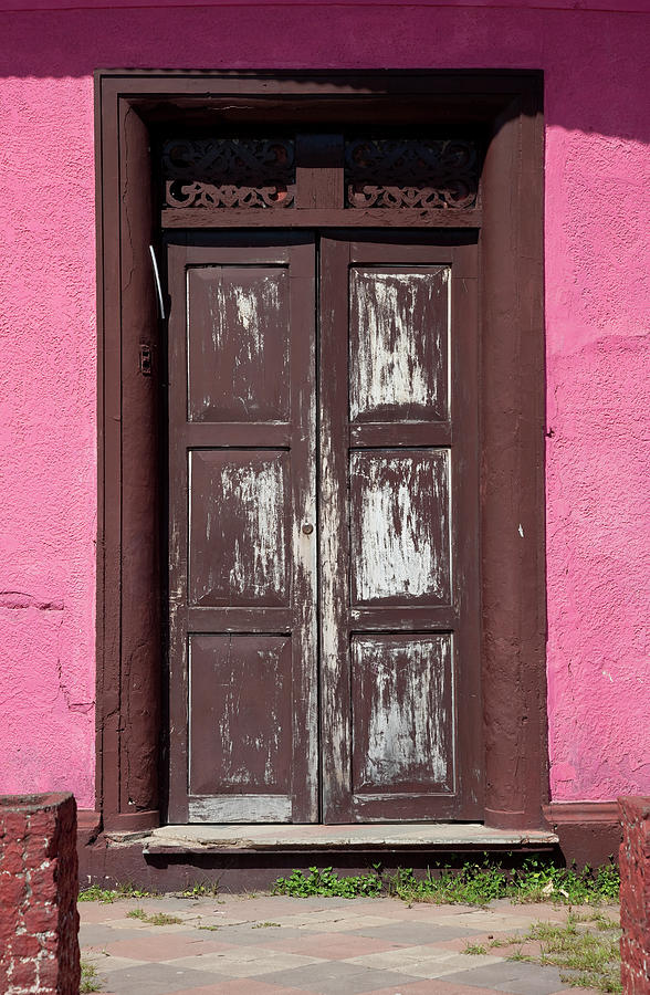 Colorful Doors In Central America Photograph by Anknet