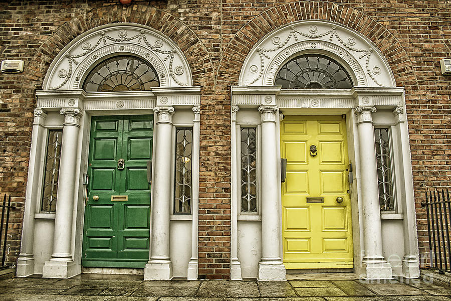 Colorful doors in Dublin Photograph by Patricia Hofmeester