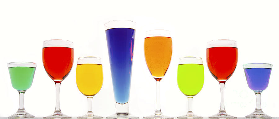 Cocktail Photograph - Colorful Drinks by Diane Diederich