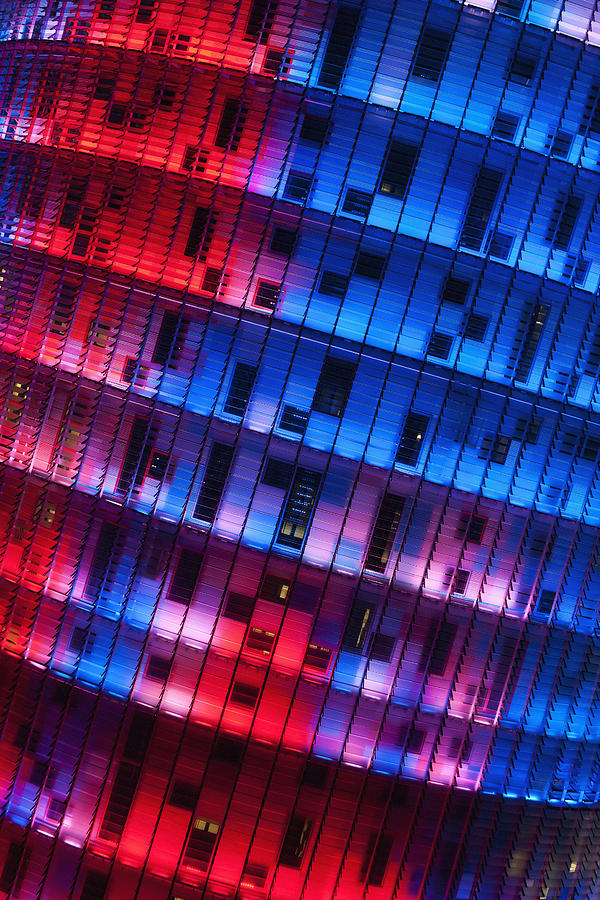 Colorful Elevation Of Modern Building Photograph by Carlos Sanchez ...