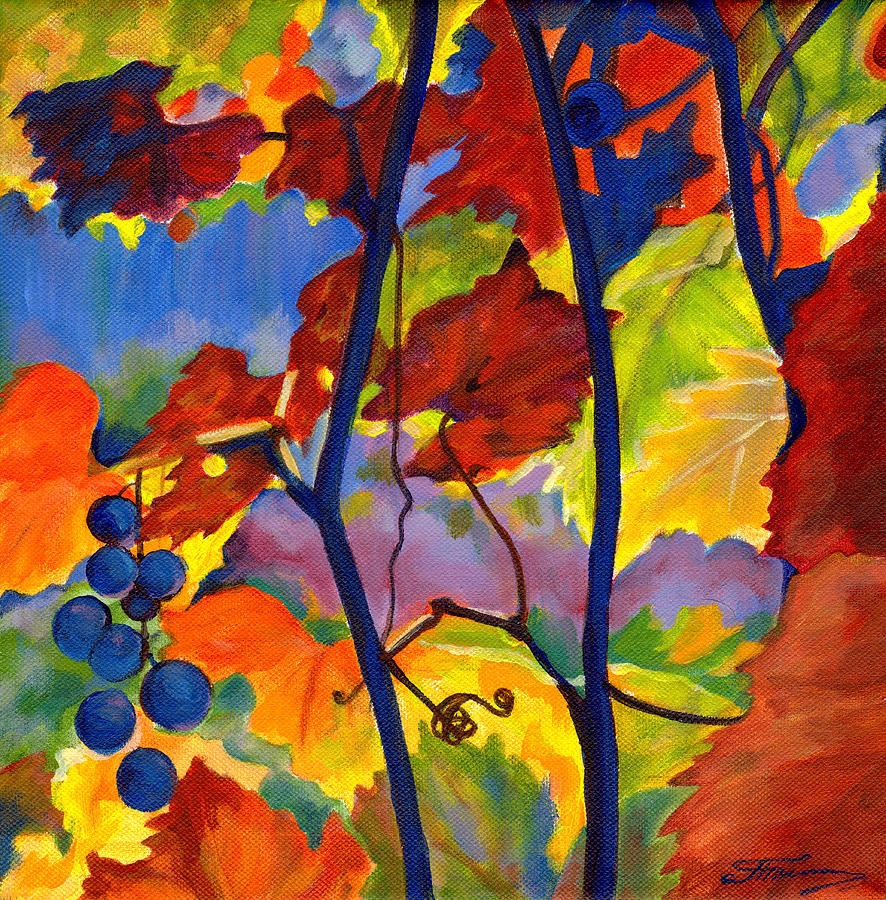 Abstract Painting - October Colors by Tanya Filichkin