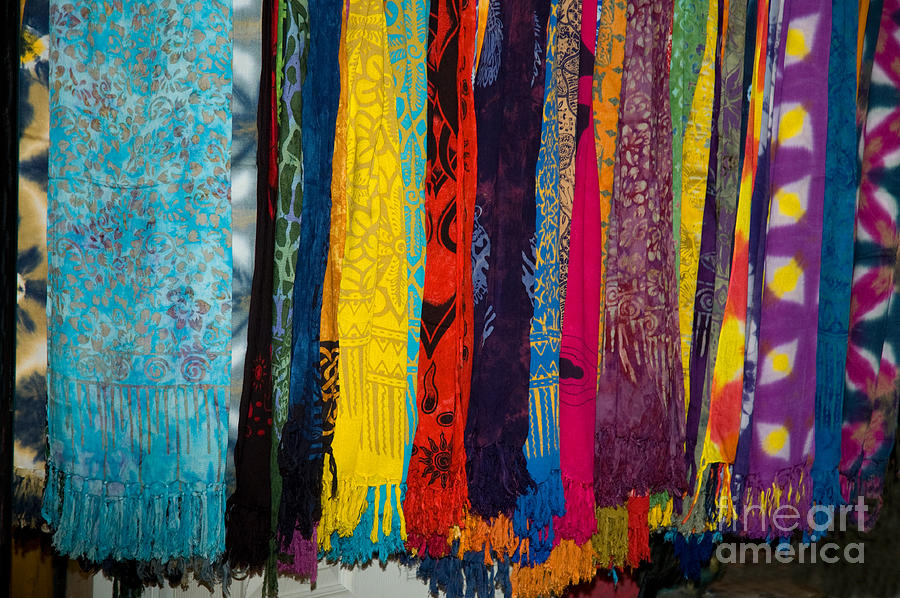 Colorful Fabric Photograph by Richard and Ellen Thane