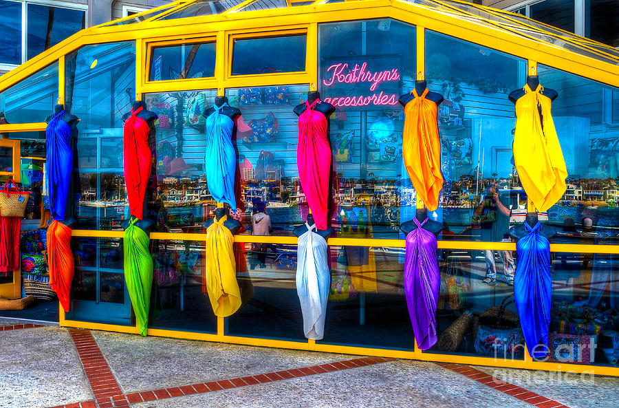 Colorful Fashions Photograph by Jim Carrell