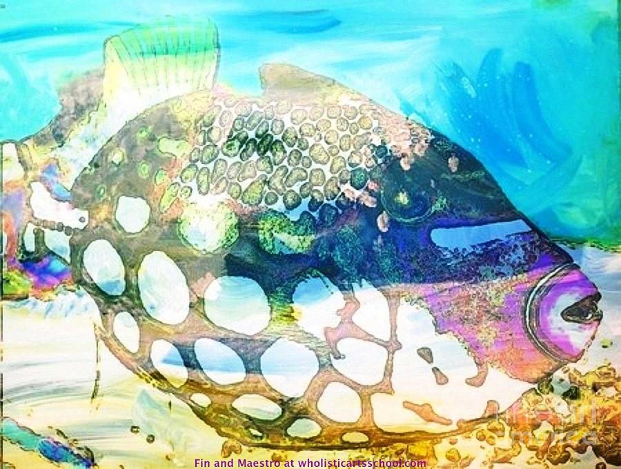 Colorful Fish Mixed Media by PainterArtist FIN