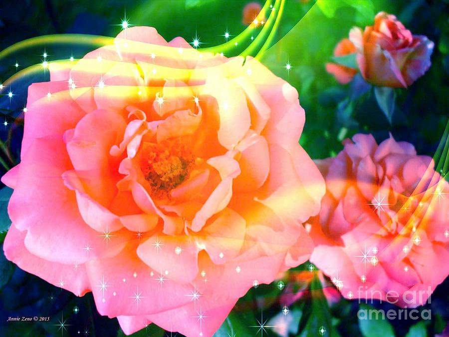 Flower Photograph - Pretty Pink Flowers by AZ Creative Visions