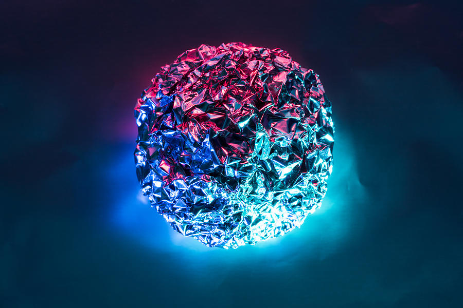 Colorful Foil Ball Photograph by MirageC