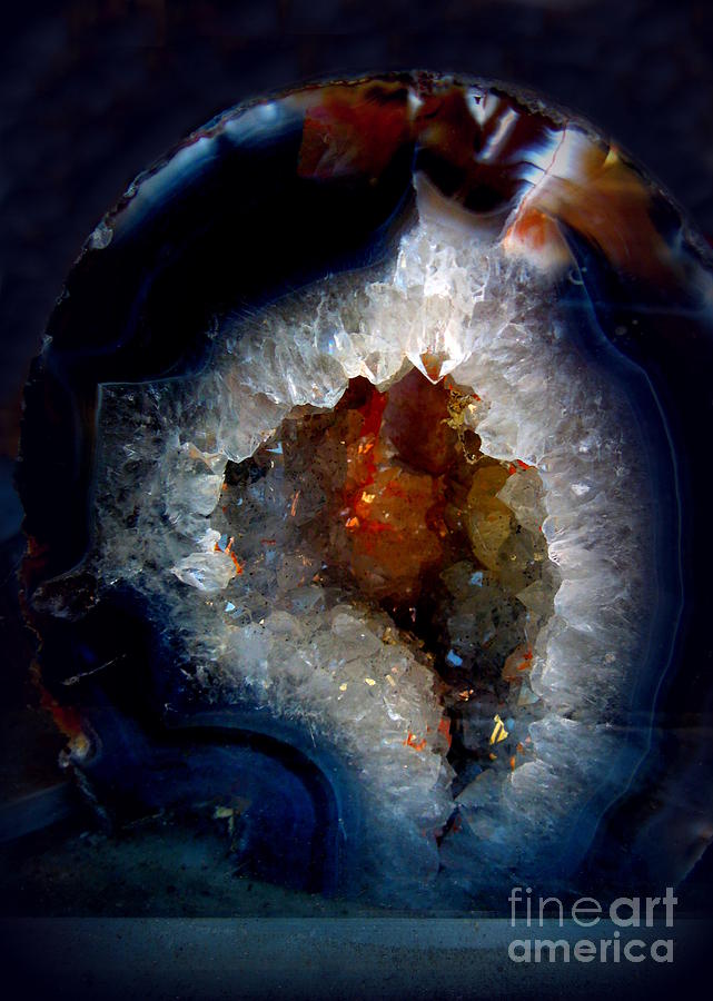 Colorful Geode Photograph by Renee Trenholm