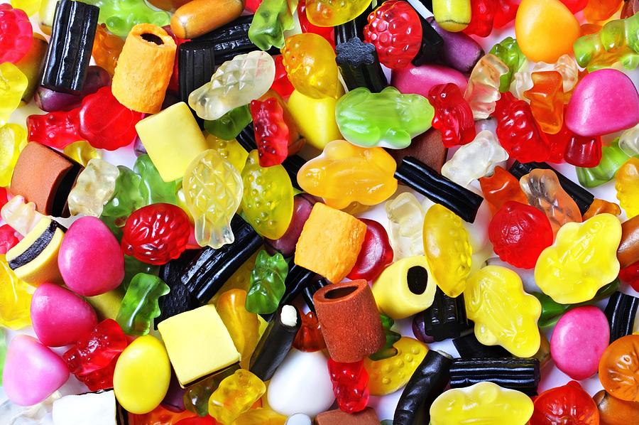 Colorful Gummibears Sweets Licorice Background Photograph by Deepblue4you