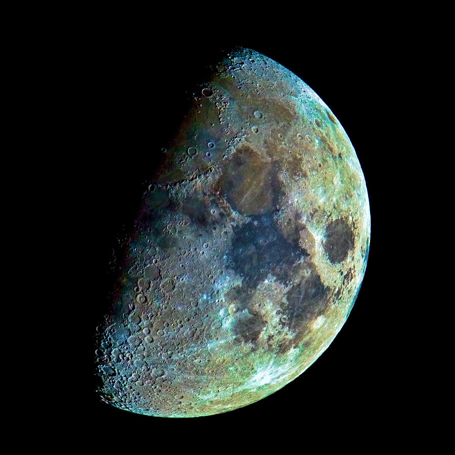 2010 Photograph - Colorful Half Moon by Todd Ryburn