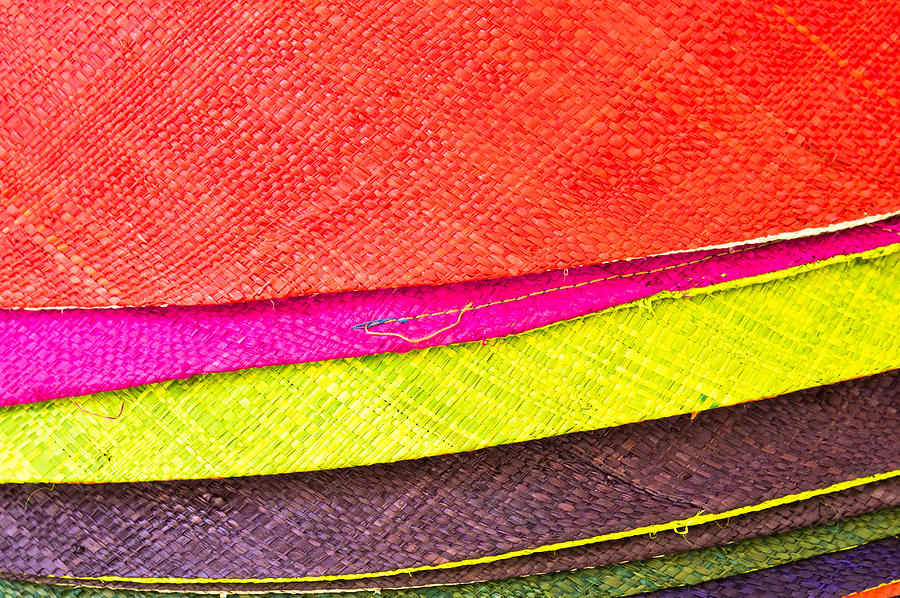 Colorful hats Photograph by Tom Gowanlock