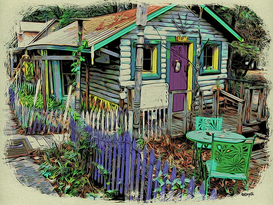 Colorful House Mentone AL Photograph by Rebecca Korpita