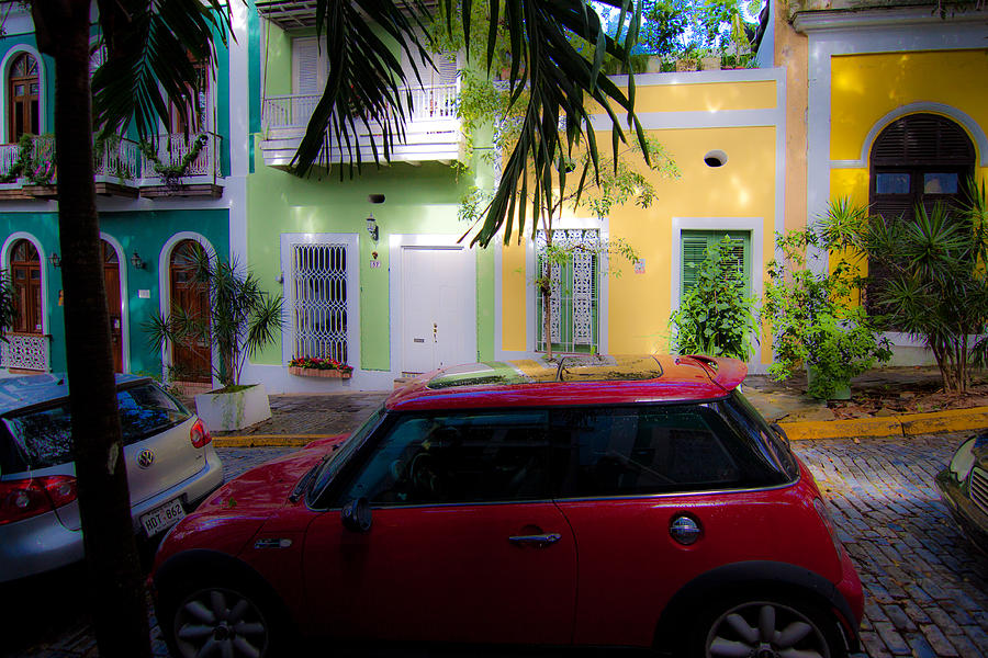 Colorful houses in Old San Juan Photograph by Frank Tozier - Fine Art