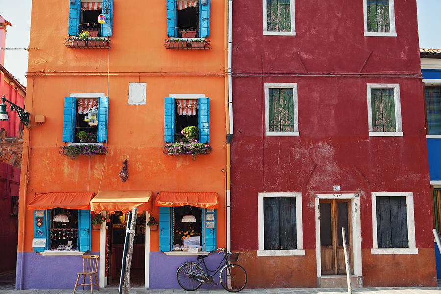 Colorful Houses of Italy Photograph by Kim Fearheiley