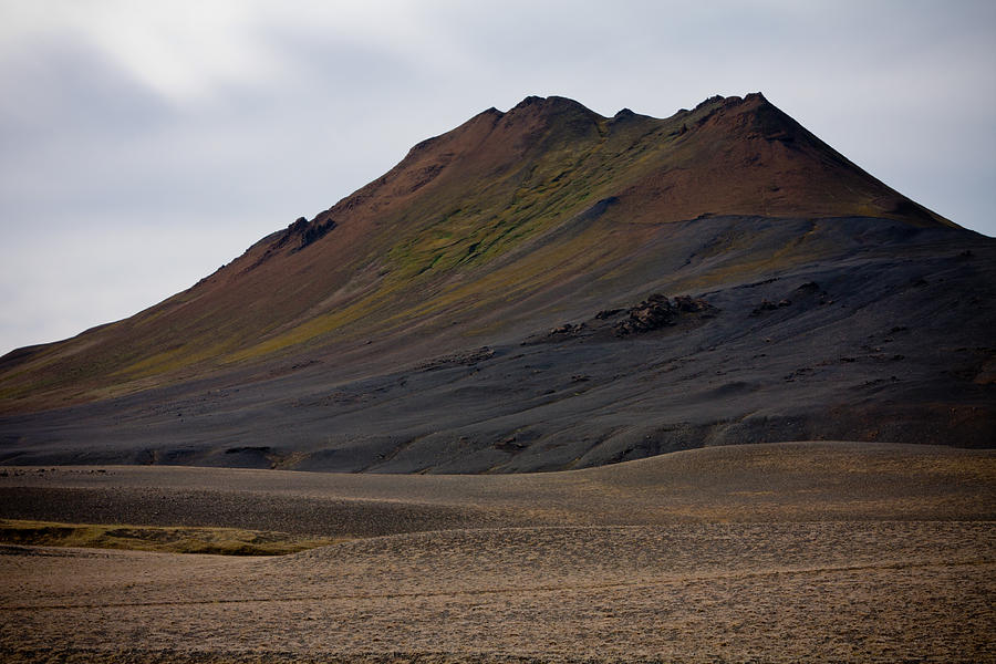 Colorful Icelandic Mountain Photograph by Anthony Doudt