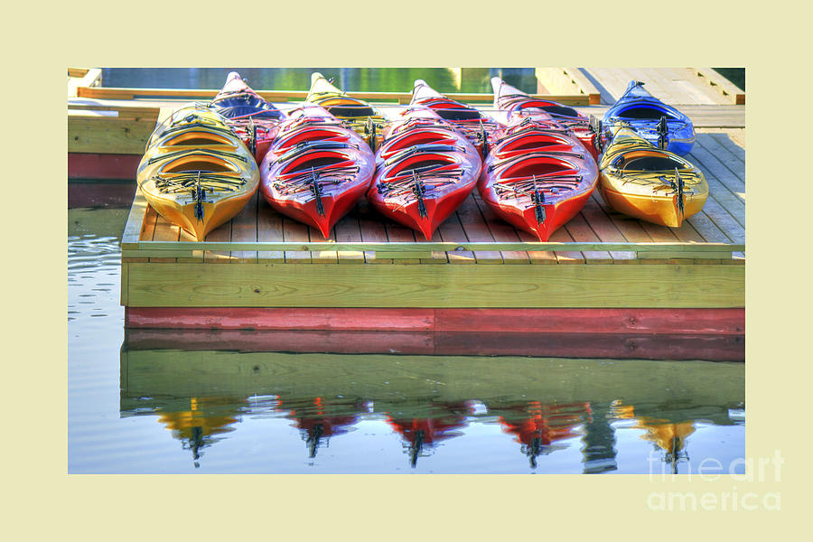 Colorful Kayaks2 Photograph by Brenda Giasson