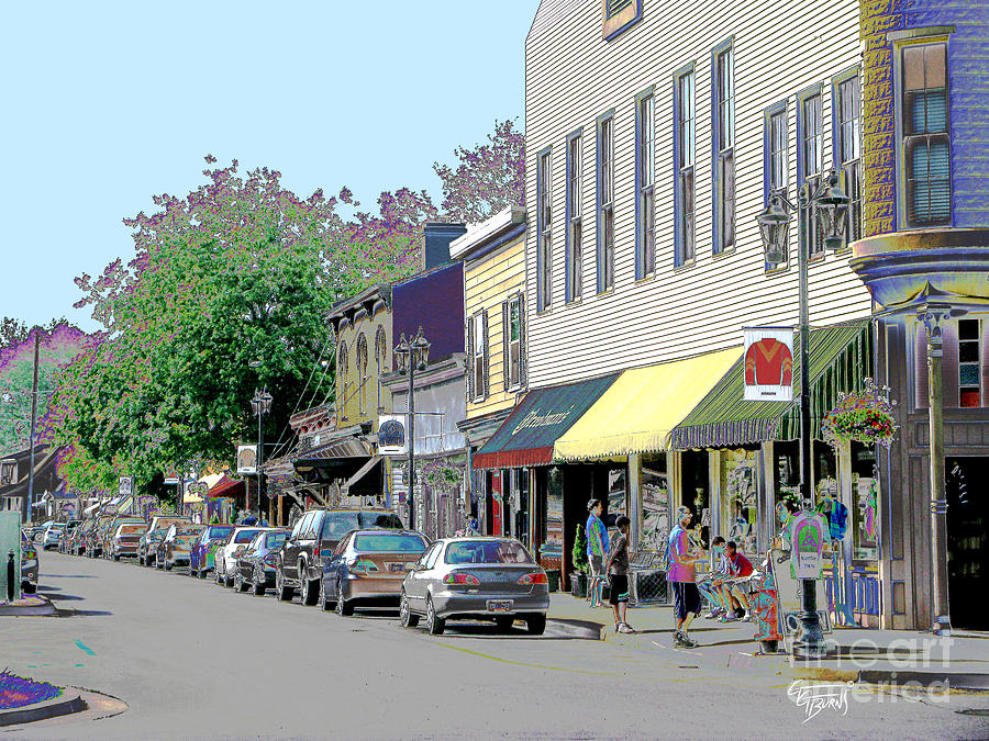 Colorful Midway Kentucky Photograph by GG Burns - Fine Art America