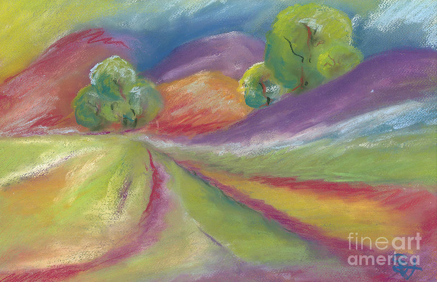Colorful Moment Pastel by Susan Vannelli