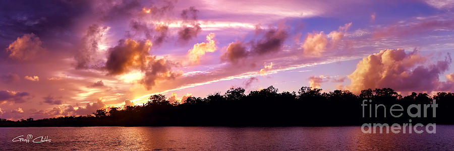Colorful Nautical Sunrise Art  Photo Download And Wallpaper Screensaver. Photograph